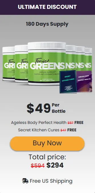 Tonic Greens 6 bottle pricing